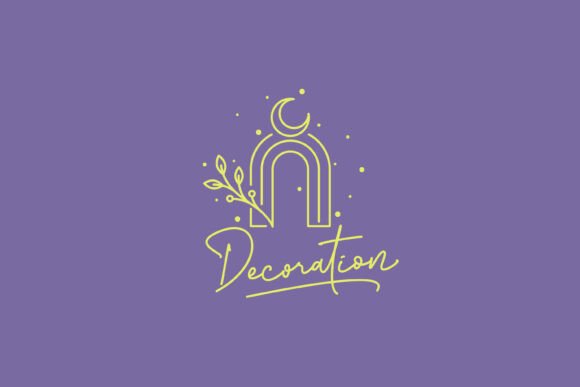 Archway Leaf Crescent Moon Linear Logo: A Modern Symbol of Elegance and Versatility