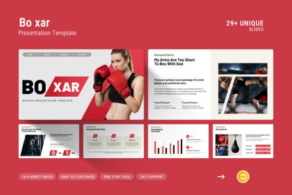 Boxer Boxing Presentation Template: A Professional and Creative Solution for Your Business Needs