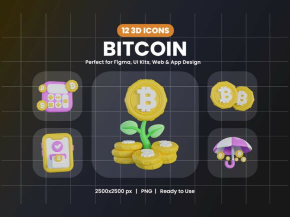 Bringing Bitcoin to Life with 3D Icons