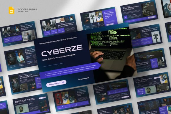 Cyber Security Google Slides Template: A Professional Tool for Digital Protection