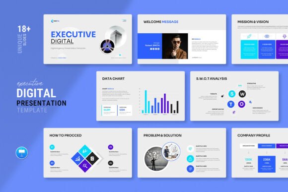 Executive Digital Keynote Template: A Modern Tool for Professional Presentations