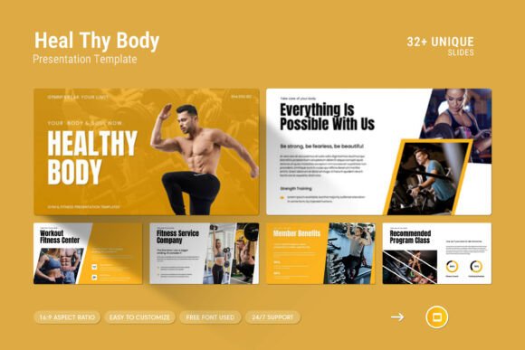 Healthy Body Google Slides Template