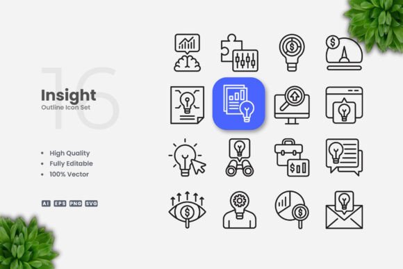 Insight Outline Icons: A Versatile Tool for Modern Designers