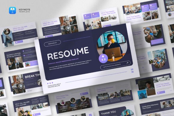 Resume Portfolio Keynote Template