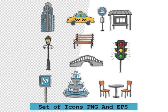 Set of City Life Icons Vector: A Strategic Tool for Modern Designers