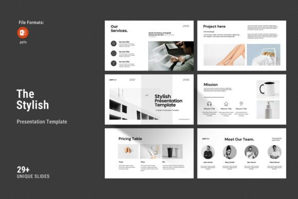 The Stylish PowerPoint Template: A Professional Presentation Solution